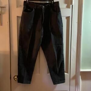 Riders black vintage jeans size 12 Petite.
